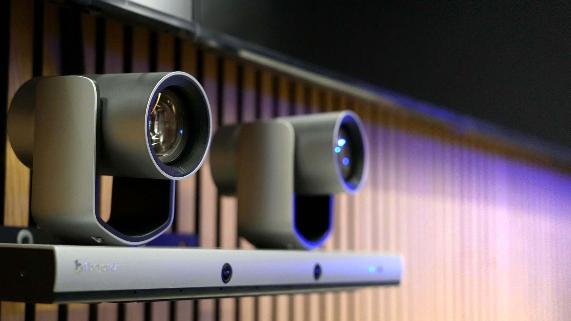 Installed camera system detail for AV support and maintenance.